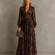 Amelia™ | Paisley Zip Maxi Dress