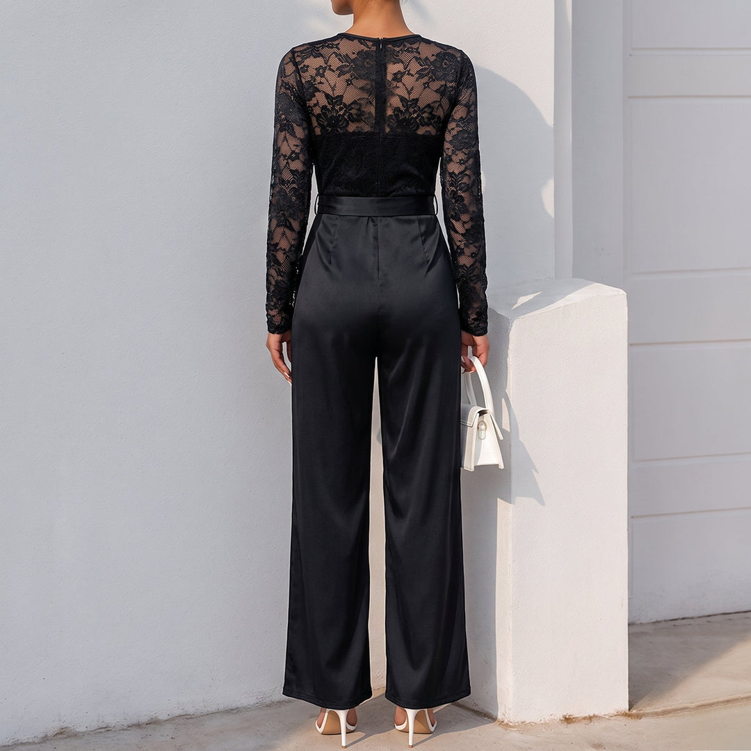 Phyllis™ Lace Bell Sleeve Jumpsuit