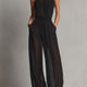 Linda | Chiffon Sleeveless Jumpsuit