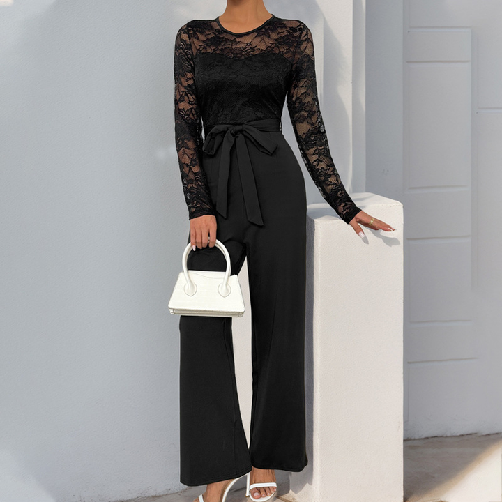 Phyllis™ Lace Bell Sleeve Jumpsuit