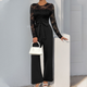 Phyllis™ Lace Bell Sleeve Jumpsuit