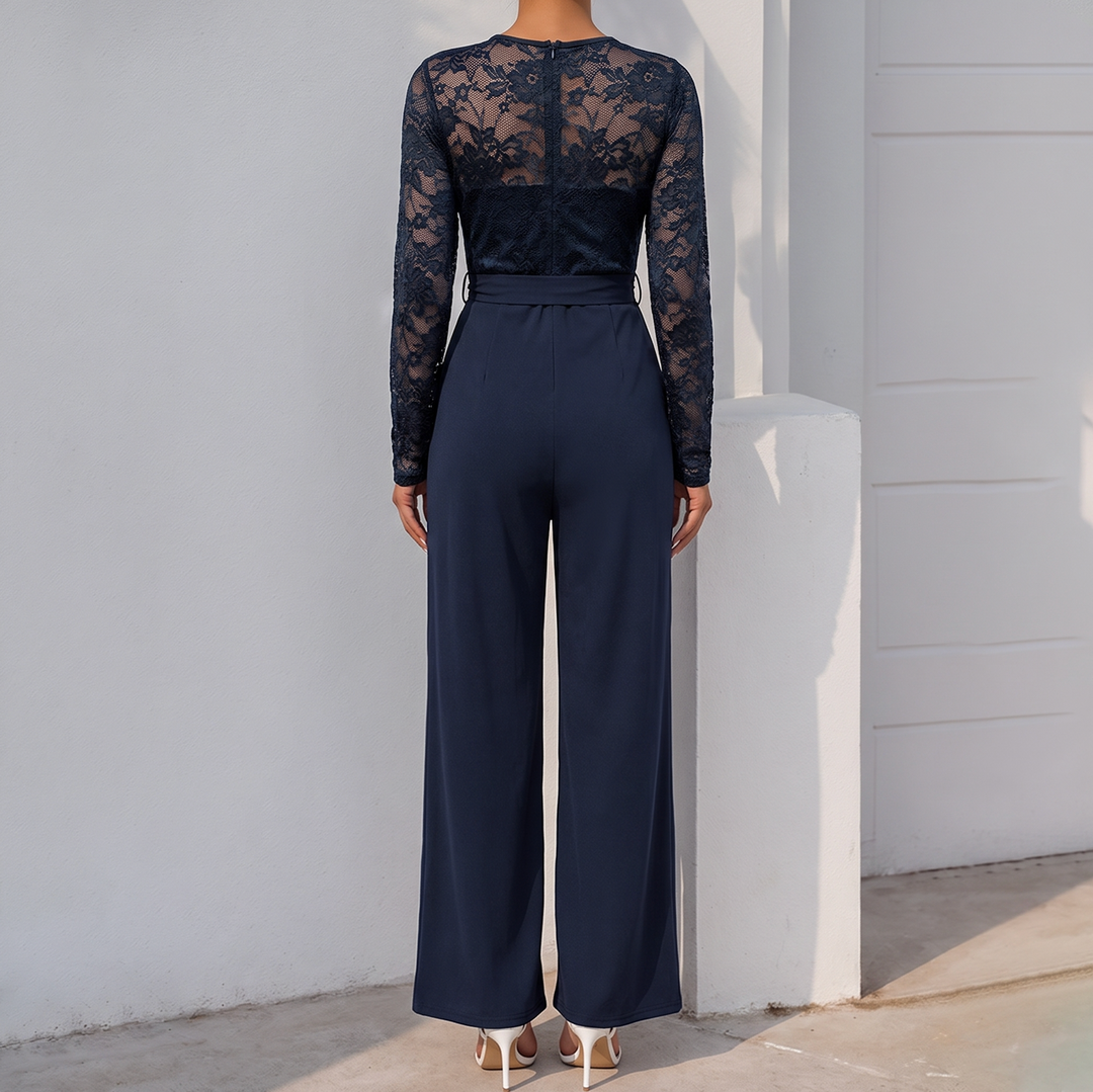 Phyllis™ Lace Bell Sleeve Jumpsuit
