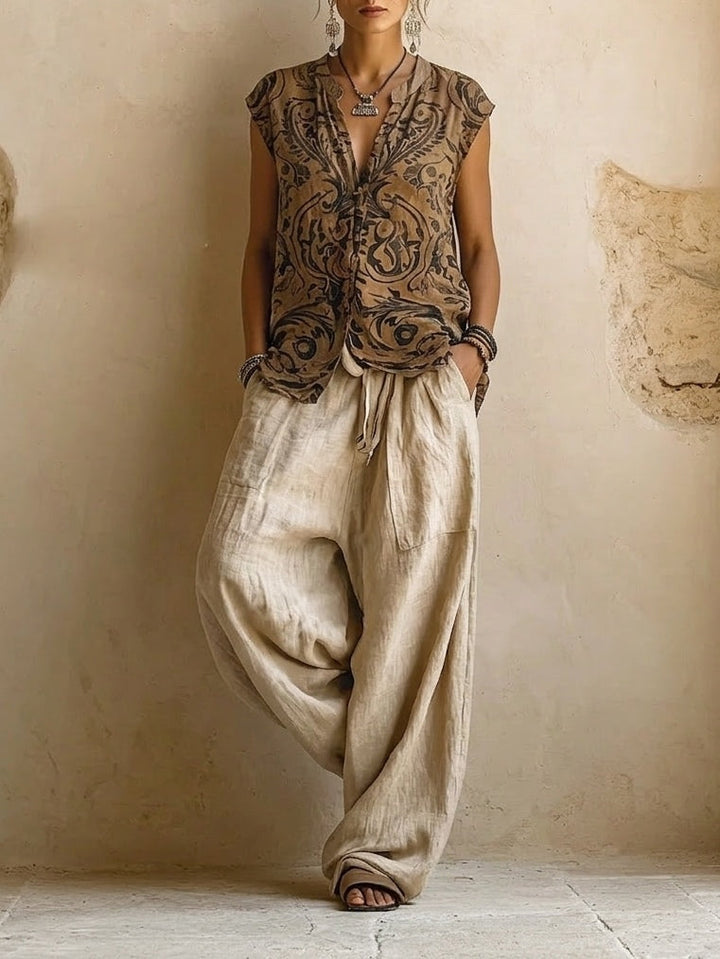 Natural 3-Piece Set™ - Cotton and Linen Blend