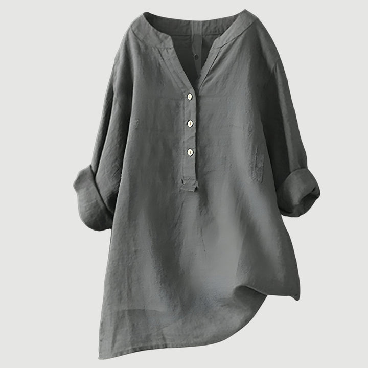 Lina | Lightweight and Comfortable Linen Blouse