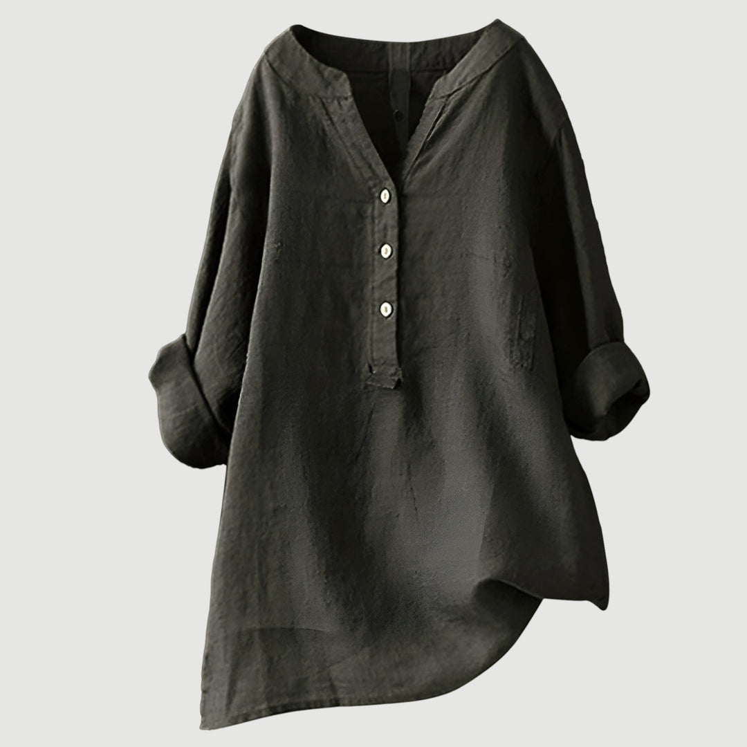 Lina | Lightweight and Comfortable Linen Blouse